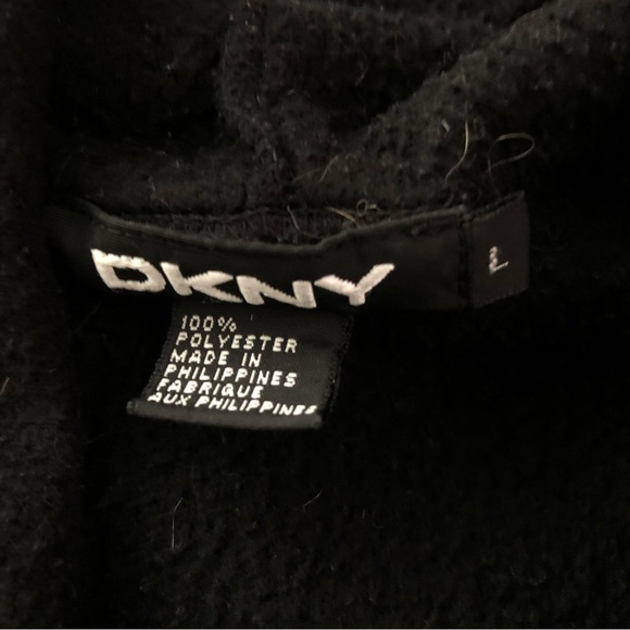DKNY Women's Sport Cropped Fleece Logo Hooded Jacket - Picture 4 of 10